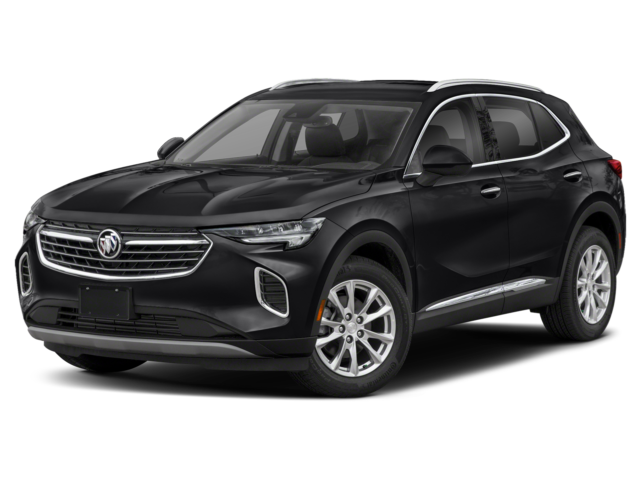 2023 Buick Envision Essence in Summit White — front three-quarter view