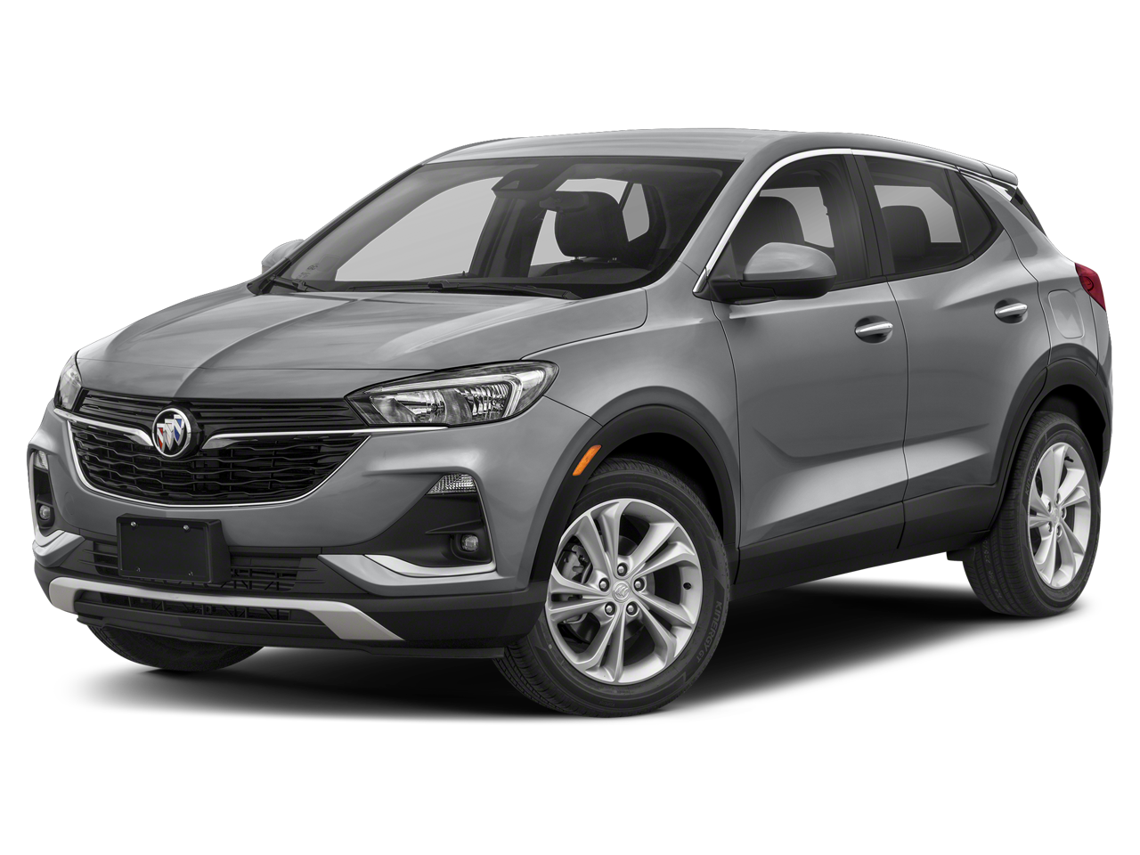 2023 Buick Encore GX Preferred in Summit White — front three-quarter view